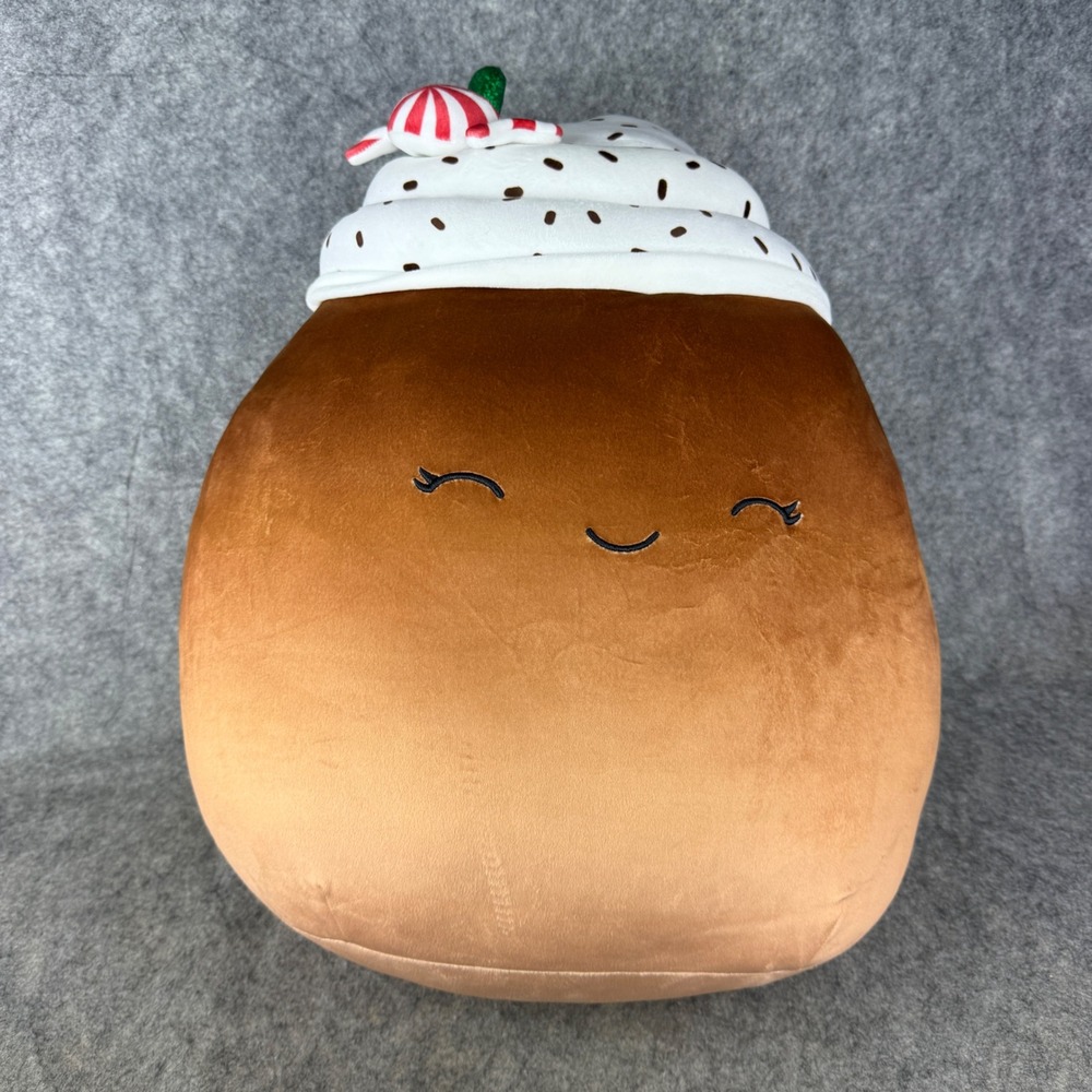 Squishmallows Marsha Peppermint Hot Cocoa Plush Holiday Christmas Kellytoy 18"